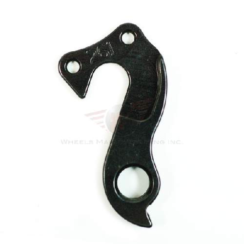 Dropout #0369• CNC manufactured from 6061 alloy for better shifting performance and higher durability • Black anodized finish for better looking and a longer lasting surface quality
Holes: 2-Hole
Position: Outside
Mount: M4 - M4
Distance: 18 mm
We suggest to order 2 Dropouts, so you have next time one in spare and have no waiting time.