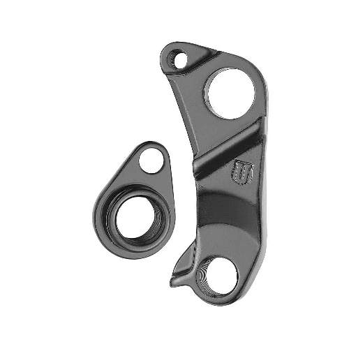 Dropout #0404All Union derailleur hangers are 100% identical to the original ones and come from the same frame manufacturer.Holes: 2-Hole
Position: Inside
Mount: M5 - 12mm
Distance: 14 mm
We suggest to order 2 Dropouts, so you have next time one in spare and have no waiting time.
