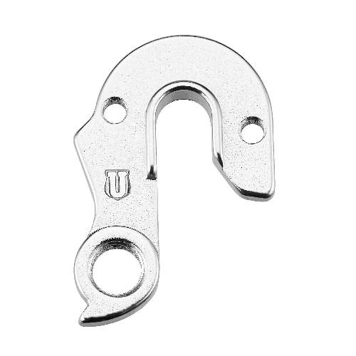 Dropout #1191All Union derailleur hangers are 100% identical to the original ones and come from the same frame manufacturer.Holes: 2-Hole
Position: Inside
Mount: M5-M5
Distance: 26 mm
We suggest to order 2 Dropouts, so you have next time one in spare and have no waiting time.
