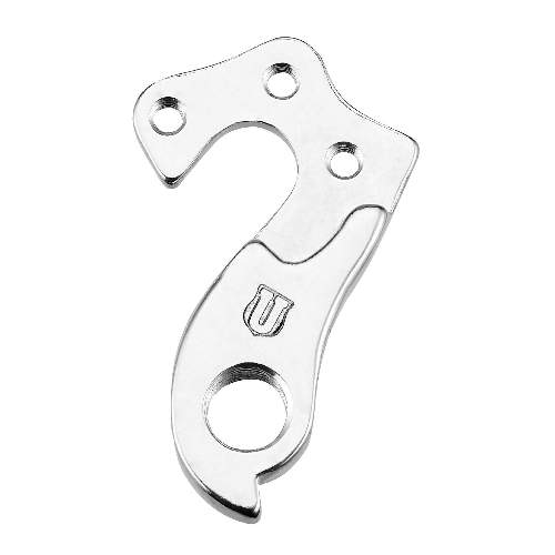 Dropout #1199All Union derailleur hangers are 100% identical to the original ones and come from the same frame manufacturer.Holes: 3-Hole
Position: Outside
Mount: M4-M4-M4
Distance: 12 mm
We suggest to order 2 Dropouts, so you have next time one in spare and have no waiting time.