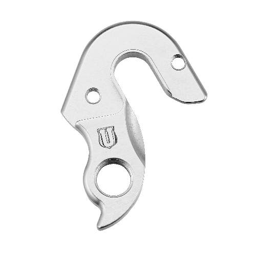 Dropout #1208All Union derailleur hangers are 100% identical to the original ones and come from the same frame manufacturer.Holes: 2-Hole
Position: Inside
Mount: M4-M4
Distance: 24 mm
We suggest to order 2 Dropouts, so you have next time one in spare and have no waiting time.