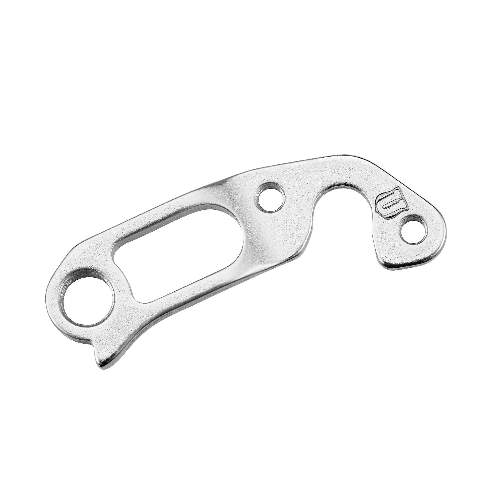 Dropout #1209All Union derailleur hangers are 100% identical to the original ones and come from the same frame manufacturer.Holes: 2-Hole
Position: Outside
Mount: M5-M5
Distance: 26 mm
We suggest to order 2 Dropouts, so you have next time one in spare and have no waiting time.