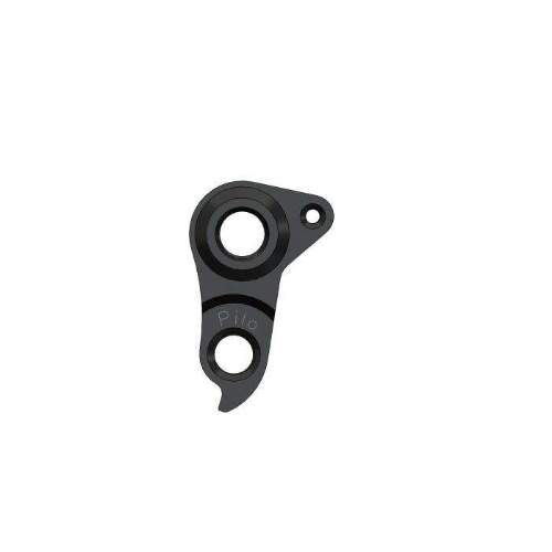 Dropout #1370• CNC manufactured from 6061 alloy for better shifting performance and higher durability • Black anodized finish for better looking and a longer lasting surface quality
Holes: 2-Hole
Position: Outside
Mount: M4 – M12x1.5
Distance: 17 mm
We suggest to order 2 Dropouts, so you have next time one in spare and have no waiting time.