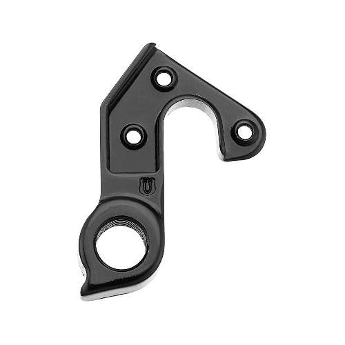 Dropout #1710All Union derailleur hangers are 100% identical to the original ones and come from the same frame manufacturer.Holes: 3-Hole
Position: Inside
Mount: M3 – M3 – M3
Distance: 12 mm
We suggest to order 2 Dropouts, so you have next time one in spare and have no waiting time.