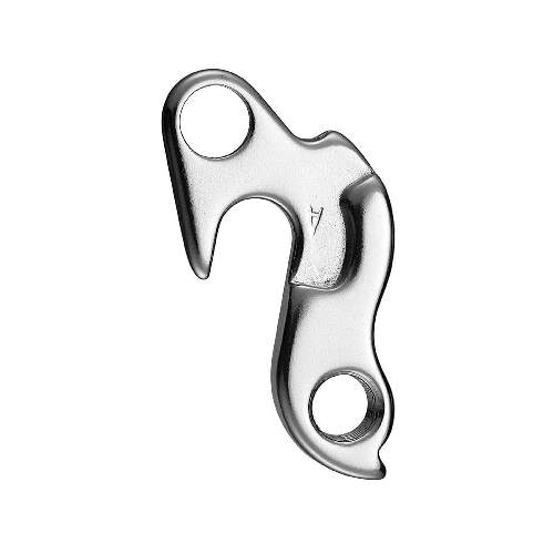 Dropout #0231All Union derailleur hangers are 100% identical to the original ones and come from the same frame manufacturer.Holes: 1-Hole
Position: Outside
Mount: 10mm
Distance: 45 mm
We suggest to order 2 Dropouts, so you have next time one in spare and have no waiting time.