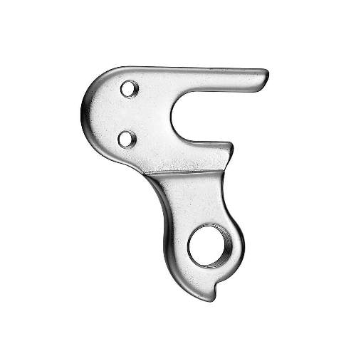 Dropout #0240All Union derailleur hangers are 100% identical to the original ones and come from the same frame manufacturer.Holes: 2-Hole
Position: Outside
Mount: M4 - M4
Distance: 11 mm
We suggest to order 2 Dropouts, so you have next time one in spare and have no waiting time.