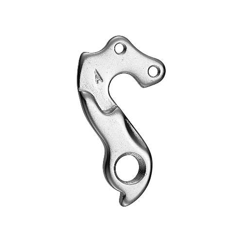 Dropout #0247All Union derailleur hangers are 100% identical to the original ones and come from the same frame manufacturer.Holes: 2-Hole
Position: Inside
Mount: M4 - M4
Distance: 14 mm
We suggest to order 2 Dropouts, so you have next time one in spare and have no waiting time.