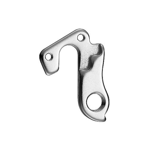 Dropout #0254All Union derailleur hangers are 100% identical to the original ones and come from the same frame manufacturer.Holes: 2-Hole
Position: Outside
Mount: M4 - M4
Distance: 20 mm
We suggest to order 2 Dropouts, so you have next time one in spare and have no waiting time.