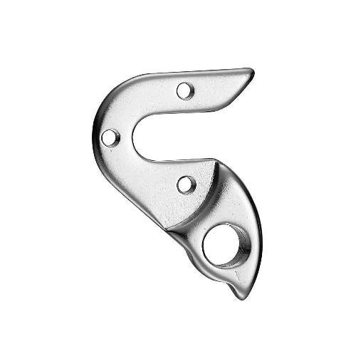 Dropout #0257All Union derailleur hangers are 100% identical to the original ones and come from the same frame manufacturer.Holes: 3-Hole
Position: Inside
Mount: M4 - M4 - M4
Distance: 20 mm
We suggest to order 2 Dropouts, so you have next time one in spare and have no waiting time.