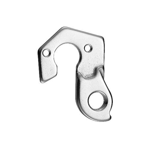 Dropout #0258All Union derailleur hangers are 100% identical to the original ones and come from the same frame manufacturer.Holes: 2-Hole
Position: Outside
Mount: M4 - M4
Distance: 23 mm
We suggest to order 2 Dropouts, so you have next time one in spare and have no waiting time.