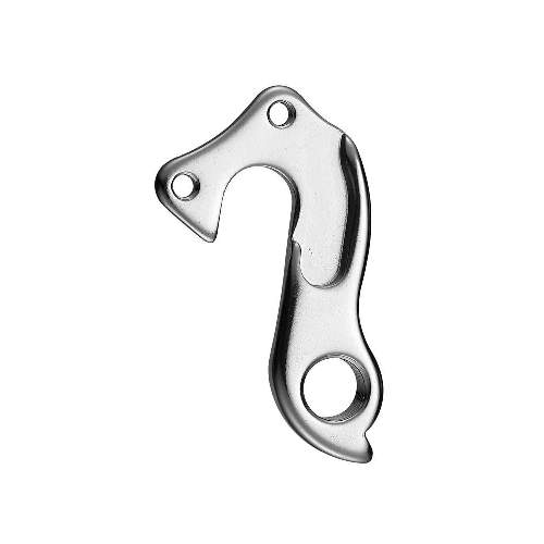 Dropout #0261All Union derailleur hangers are 100% identical to the original ones and come from the same frame manufacturer.Holes: 2-Hole
Position: Outside
Mount: M4 - M4
Distance: 18 mm
We suggest to order 2 Dropouts, so you have next time one in spare and have no waiting time.
