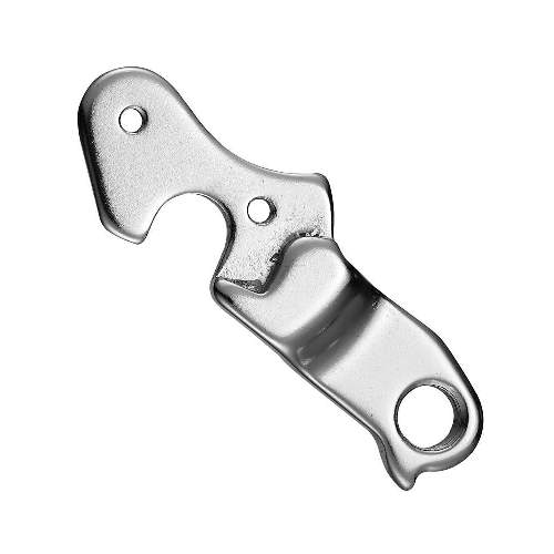 Dropout #0262All Union derailleur hangers are 100% identical to the original ones and come from the same frame manufacturer.Holes: 2-Hole
Position: Outside
Mount: M4 - M4
Distance: 22 mm
We suggest to order 2 Dropouts, so you have next time one in spare and have no waiting time.