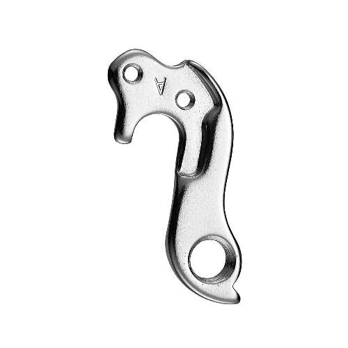 Dropout #0270All Union derailleur hangers are 100% identical to the original ones and come from the same frame manufacturer.Holes: 2-Hole
Position: Outside
Mount: M4 - M4
Distance: 14 mm
We suggest to order 2 Dropouts, so you have next time one in spare and have no waiting time.