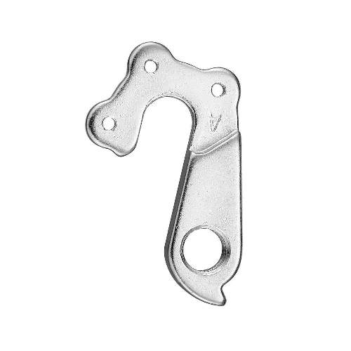 Dropout #0282All Union derailleur hangers are 100% identical to the original ones and come from the same frame manufacturer.Holes: 3-Hole
Position: Outside
Mount: M3 - M3 - M3
Distance: 15 mm
We suggest to order 2 Dropouts, so you have next time one in spare and have no waiting time.