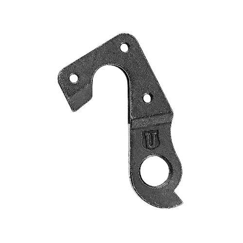 Dropout #0291All Union derailleur hangers are 100% identical to the original ones and come from the same frame manufacturer.Holes: 3-Hole
Position: Inside/Outside
Mount: M3 - M3 - M3
Distance: 17 mm
We suggest to order 2 Dropouts, so you have next time one in spare and have no waiting time.