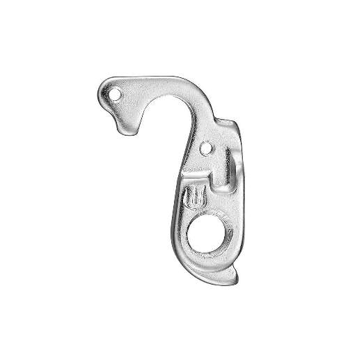 Dropout #0295All Union derailleur hangers are 100% identical to the original ones and come from the same frame manufacturer.Holes: 2-Hole
Position: Outside
Mount: M3 - M3
Distance: 24 mm
We suggest to order 2 Dropouts, so you have next time one in spare and have no waiting time.