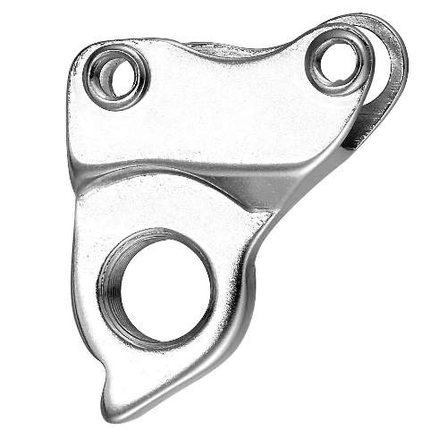 Dropout #0344All Union derailleur hangers are 100% identical to the original ones and come from the same frame manufacturer.Holes: 2-Hole
Position: Inside/Outside
Mount: M4 - M4
Distance: 20 mm
We suggest to order 2 Dropouts, so you have next time one in spare and have no waiting time.