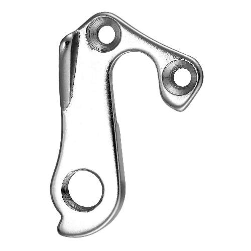 Dropout #0346All Union derailleur hangers are 100% identical to the original ones and come from the same frame manufacturer.Holes: 2-Hole
Position: Outside
Mount: 4mm - 4mm
Distance: 21 mm
We suggest to order 2 Dropouts, so you have next time one in spare and have no waiting time.