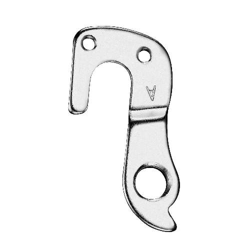 Dropout #0388All Union derailleur hangers are 100% identical to the original ones and come from the same frame manufacturer.Holes: 2-Hole
Position: Outside
Mount: M4 - M4
Distance: 16 mm
We suggest to order 2 Dropouts, so you have next time one in spare and have no waiting time.