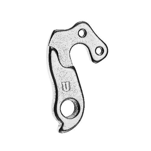Dropout #0393All Union derailleur hangers are 100% identical to the original ones and come from the same frame manufacturer.Holes: 2-Hole
Position: Inside
Mount: M4 - M4
Distance: 13 mm
We suggest to order 2 Dropouts, so you have next time one in spare and have no waiting time.