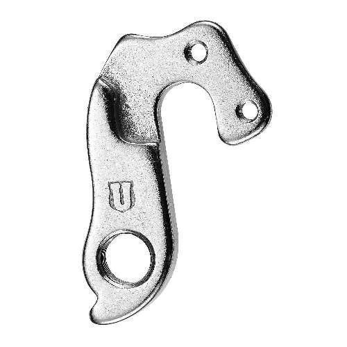 Dropout #0394All Union derailleur hangers are 100% identical to the original ones and come from the same frame manufacturer.Holes: 2-Hole
Position: Inside
Mount: 4mm - 4mm
Distance: 14 mm
We suggest to order 2 Dropouts, so you have next time one in spare and have no waiting time.