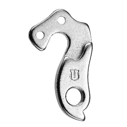 Dropout #0395All Union derailleur hangers are 100% identical to the original ones and come from the same frame manufacturer.Holes: 2-Hole
Position: Outside
Mount: 4mm - 4mm
Distance: 14 mm
We suggest to order 2 Dropouts, so you have next time one in spare and have no waiting time.