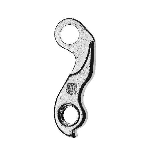 Dropout #0401All Union derailleur hangers are 100% identical to the original ones and come from the same frame manufacturer.Holes: 1-Hole
Position: Outside
Mount: 10mm
Distance: 42 mm
We suggest to order 2 Dropouts, so you have next time one in spare and have no waiting time.