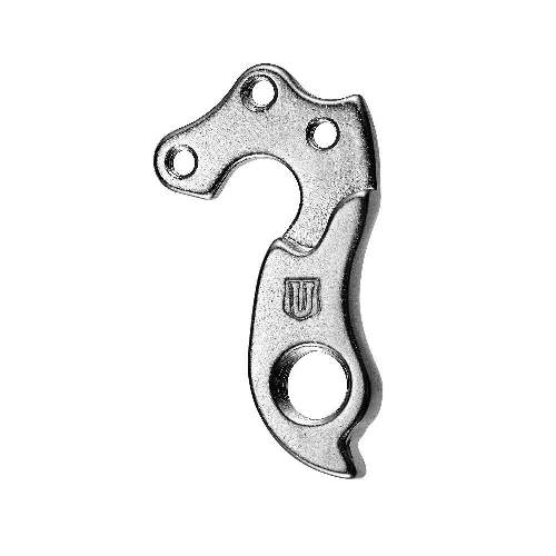 Dropout #0403All Union derailleur hangers are 100% identical to the original ones and come from the same frame manufacturer.Holes: 3-Hole
Position: Outside
Mount: M4 - M4 - M4
Distance: 10 mm
We suggest to order 2 Dropouts, so you have next time one in spare and have no waiting time.