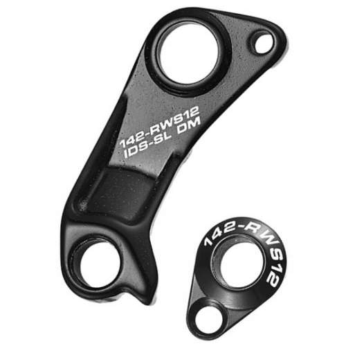 Dropout #0404All Union derailleur hangers are 100% identical to the original ones and come from the same frame manufacturer.Holes: 2-Hole
Position: Inside
Mount: M5 - 12mm
Distance: 14 mm
We suggest to order 2 Dropouts, so you have next time one in spare and have no waiting time.