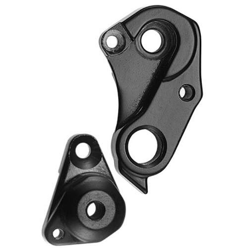 Dropout #0409All Union derailleur hangers are 100% identical to the original ones and come from the same frame manufacturer.Holes: 3-Hole
Position: Inside
Mount: 3mm - M4 - 6mm
Distance: 11 mm
We suggest to order 2 Dropouts, so you have next time one in spare and have no waiting time.