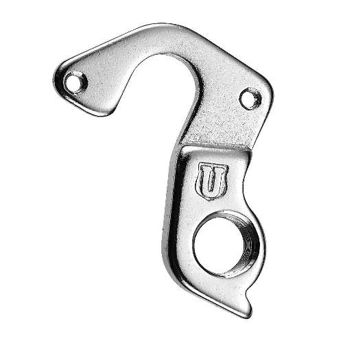 Dropout #0415All Union derailleur hangers are 100% identical to the original ones and come from the same frame manufacturer.Holes: 2-Hole
Position: Inside
Mount: M3 - M3
Distance: 28 mm
We suggest to order 2 Dropouts, so you have next time one in spare and have no waiting time.