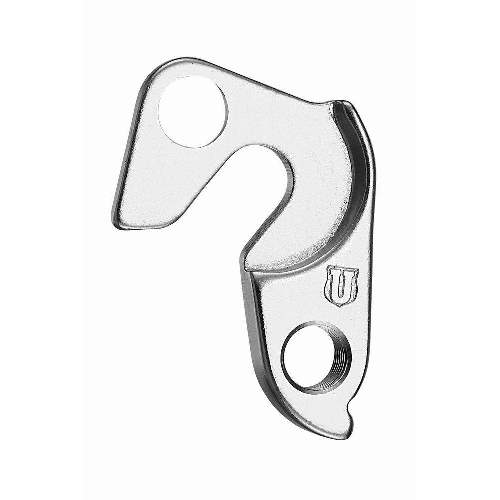 Dropout #0419All Union derailleur hangers are 100% identical to the original ones and come from the same frame manufacturer.Holes: 1-Hole
Position: Outside
Mount: 10mm
Distance: 39 mm
We suggest to order 2 Dropouts, so you have next time one in spare and have no waiting time.