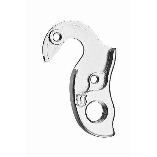 Dropout #0425All Union derailleur hangers are 100% identical to the original ones and come from the same frame manufacturer.Holes: 2-Hole
Position: Outside
Mount: M4 - M4
Distance: 21 mm
We suggest to order 2 Dropouts, so you have next time one in spare and have no waiting time.