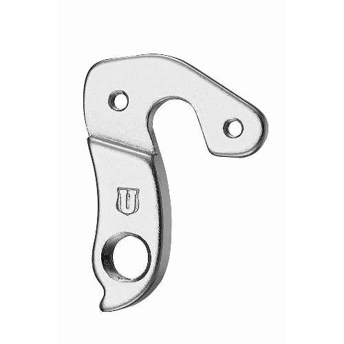Dropout #0427All Union derailleur hangers are 100% identical to the original ones and come from the same frame manufacturer.Holes: 2-Hole
Position: Inside
Mount: M4 - M4
Distance: 26 mm
We suggest to order 2 Dropouts, so you have next time one in spare and have no waiting time.