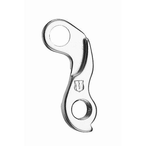 Dropout #0444All Union derailleur hangers are 100% identical to the original ones and come from the same frame manufacturer.Holes: 1-Hole
Position: Outside
Mount: 10mm
Distance: 38 mm
We suggest to order 2 Dropouts, so you have next time one in spare and have no waiting time.