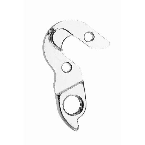 Dropout #0450All Union derailleur hangers are 100% identical to the original ones and come from the same frame manufacturer.Holes: 3-Hole
Position: Inside
Mount: 4mm - 4mm - M4
Distance: 19 mm
We suggest to order 2 Dropouts, so you have next time one in spare and have no waiting time.