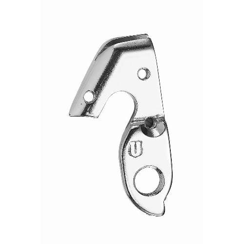 Dropout #0451All Union derailleur hangers are 100% identical to the original ones and come from the same frame manufacturer.Holes: 2-Hole
Position: Outside
Mount: M4 - M4
Distance: 17 mm
We suggest to order 2 Dropouts, so you have next time one in spare and have no waiting time.