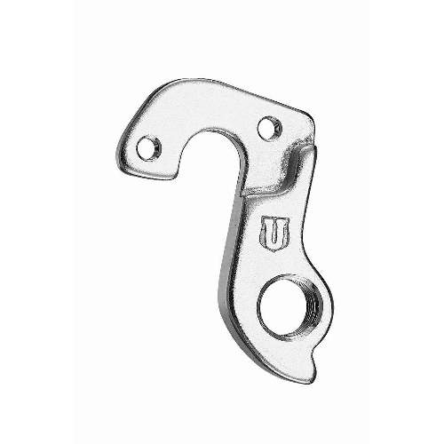 Dropout #0455All Union derailleur hangers are 100% identical to the original ones and come from the same frame manufacturer.Holes: 2-Hole
Position: Outside
Mount: M4 - M4
Distance: 20 mm
We suggest to order 2 Dropouts, so you have next time one in spare and have no waiting time.