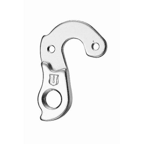 Dropout #0458All Union derailleur hangers are 100% identical to the original ones and come from the same frame manufacturer.Holes: 2-Hole
Position: Inside
Mount: M4 - M4
Distance: 23 mm
We suggest to order 2 Dropouts, so you have next time one in spare and have no waiting time.