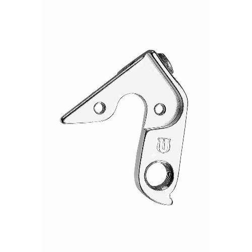 Dropout #0465All Union derailleur hangers are 100% identical to the original ones and come from the same frame manufacturer.Holes: 2-Hole
Position: Outside
Mount: M4 - M4
Distance: 23 mm
We suggest to order 2 Dropouts, so you have next time one in spare and have no waiting time.