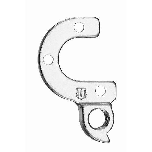 Dropout #0470All Union derailleur hangers are 100% identical to the original ones and come from the same frame manufacturer.Holes: 3-Hole
Position: Outside
Mount: 4mm - 4mm - 4mm
Distance: 21 mm
We suggest to order 2 Dropouts, so you have next time one in spare and have no waiting time.