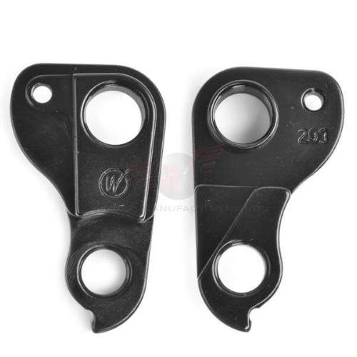Dropout #0982• CNC manufactured from 6061 alloy for better shifting performance and higher durability • Black anodized finish for better looking and a longer lasting surface quality • Mounting material included
Holes: 2-Hole
Position: Outside
Mount: M4 - M12x1.0
Distance: 15 mm
We suggest to order 2 Dropouts, so you have next time one in spare and have no waiting time.
