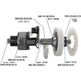 Black Bearing E-Motor Dichtring Bosch Generation 3, EM-023-BOSCH