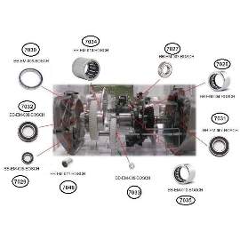 Black Bearing Servicekit 1 Bosch Performance Line/CX Generation 2