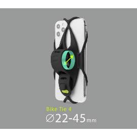 BONE Universelle Smartphonehalterung (Lenkermontage) - Bike Tie 4 - schwarz