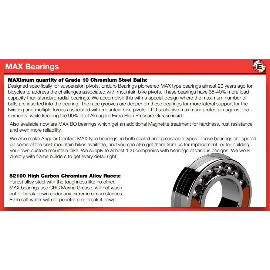 Kugellager KP 5A MAX 2RS, 7,9x30,2x7,1mm, ABEC-3, Enduro Bearings
