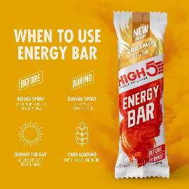 HIGH5 Energy Bar 12x55g Stk. Pack Karamell