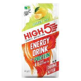 HIGH5 Energy Drink Mit Protein 12x47g Zitrone (4-1 EnergySource)