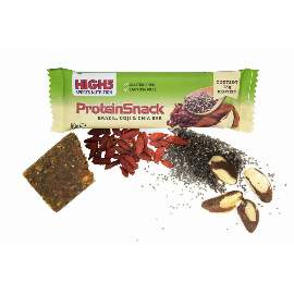 HIGH5 Protein Snack mit Goji Beeren, Paranüssen und Chia Samen, 12x60g Packung