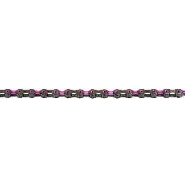 KMC DLC11 - schwarz/pink, 11-fach Kette, 118 Glieder - für alle 11-fach Gruppen